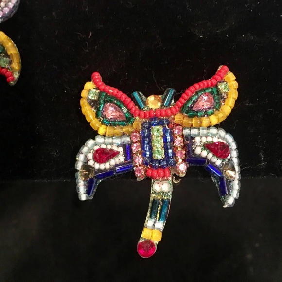 Authentic Bradley Levin Dragonfly Earrings - Picture 2 of 4